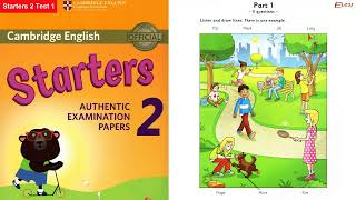 Starters 2 Test 1   Authentic Examination Papers   Listening Test 1   Cambridge English