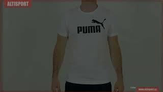 Pánské Triko Puma Ess Logo Tee Puma White