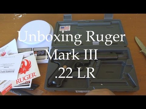 Unboxing Ruger Mark III 22LR