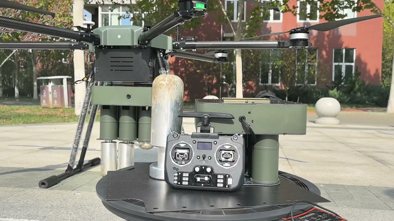 60/80 Type Drone Payload Launcher, compatible with 2/4/6/8/10 payloads.