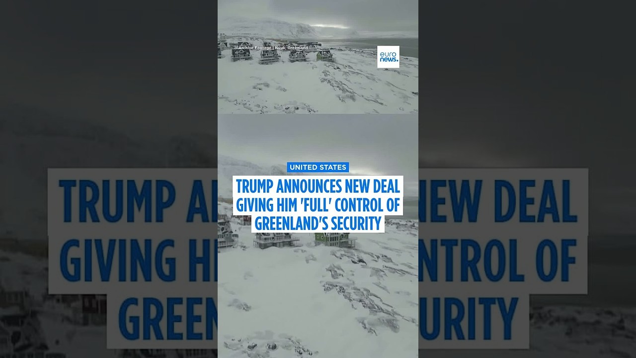 US and Denmark reach deal over Greenland's security
