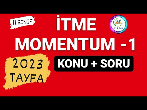 İTME VE MOMENTUM -1 | KONU ANLATIMI SORU ÇÖZÜMÜ | 2024 AYT FİZİK |