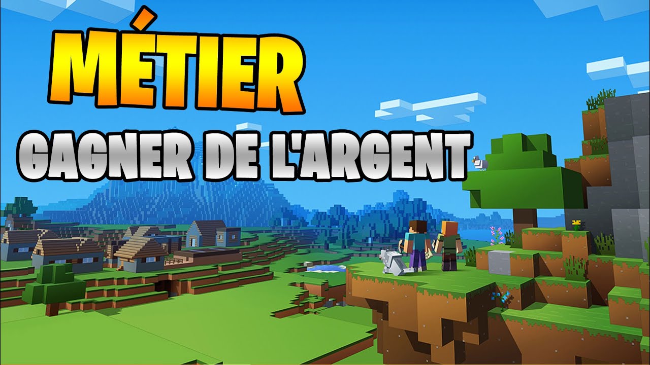 GAGNER DE L'ARGENT AVEC UN MÉTIER DANS MINECRAFT SURVIE, PRÉSENTATION