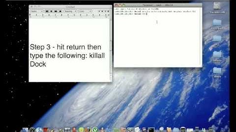 Make Mac OSX Dock 2D