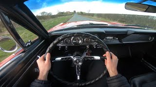 1966 Ford Mustang Coupe 289 V8 Auto - GOPro POV Test Drive | Documented History & 66,000 Miles