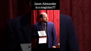 Jason Alexander is a magician? Yes, he is!  #magic
