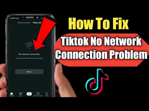 Fix Tiktok No Network Connection Problem 2024 | Tiktok No Internet Connection Error Problem Sove |