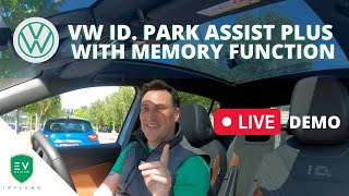 VW ID 'Park Assist Plus with Memory Function' Live Demo from Volkswagen