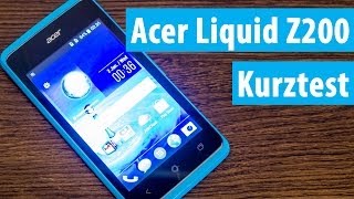 Acer Liquid Z200 Kurztest und Hands On
