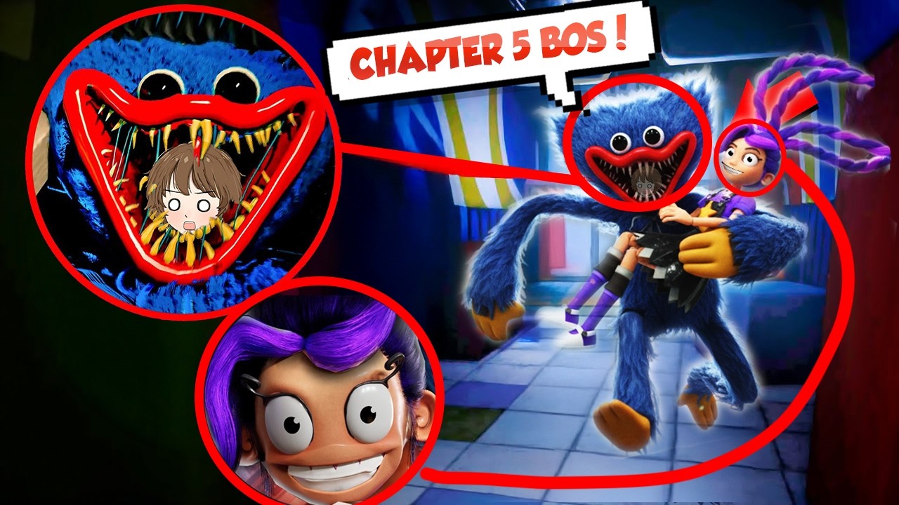 AKU MAIN POPPY PLAYTIME 5 BERANTEM HUGGY LAGI DAN KETEMU SETAN BARU !!!