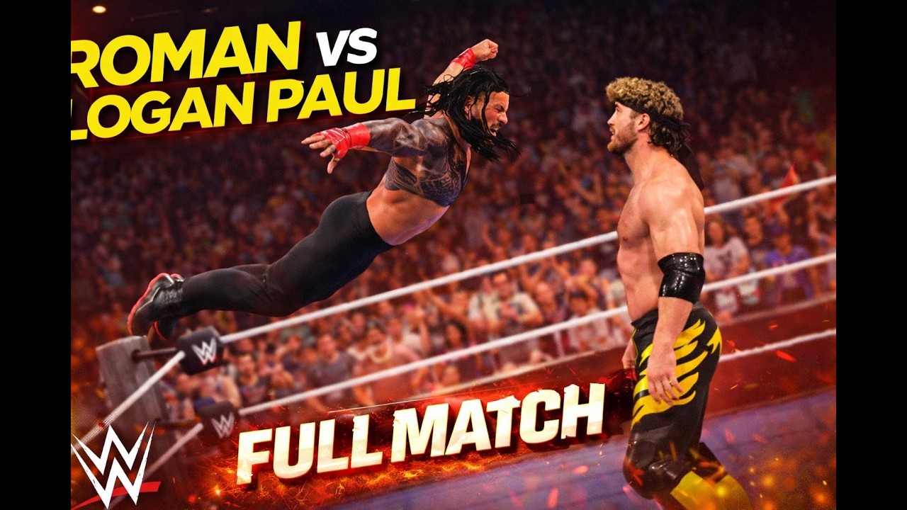 Logan Paul vs Roman Reigns – World Heavyweight Championship | WWE 2K25 Gameplay