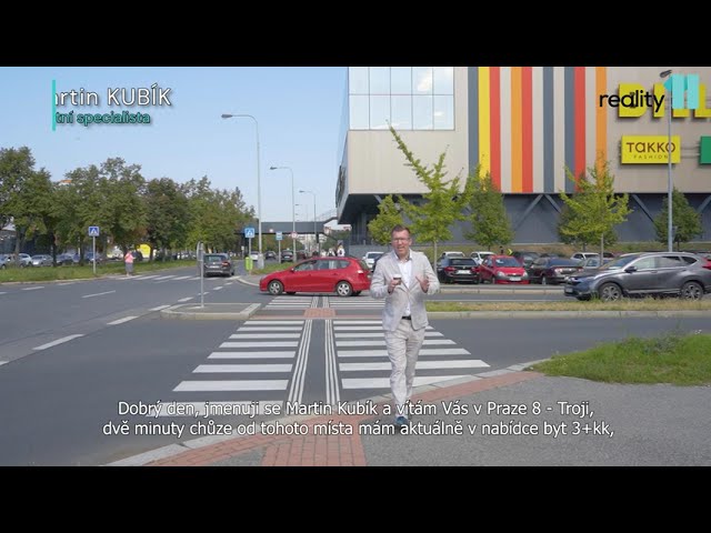 dobře řešený byt před reko, 3+kk 67 m² v ulici Lublinská v Praze 8 Troji, OC Krakov za rohem