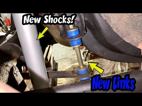 How to remove and install rear shocks and sway bar links on a 82-92