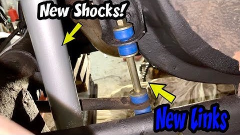 How to remove and install rear shocks and sway bar links on a 82-92 Chevy Camaro