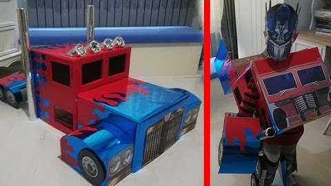 KARTONDAN TRANSFORMERS NASIL YAPILIR PART 2 | HOW TO MAKE TRANSFORMERS FROM CARDBOARD | DIY