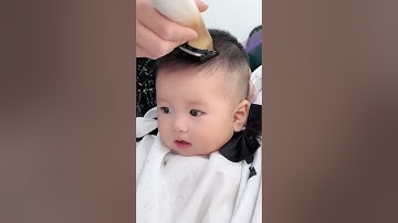 Mẹ biết cắt tóc, cho bé yêu cute #tongdocattoc #hớttóc