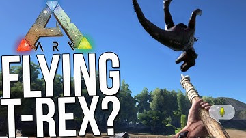ARK Survival Evolved Gameplay Part 1- Killing a T-rex & Megalodon?