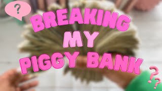 Breaking My Piggy Bank | Savings Challenge | Giveaway Winner Announced