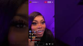 Asian dolls mourns the death of Dayvon daquan Bennett aka king von on live by listening to his music