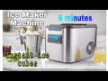 Ice Maker Machine- Instant Ice Cubes ready in 6 Mins

- Aicok Stainless Steel Ice Machine -