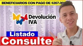 cuarto pago devolución del IVA NOVIEMBRE - diciembre atención