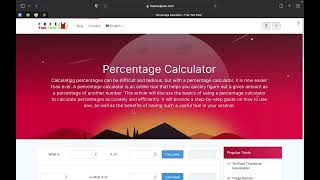 Percentage Calculator: How to Calculate Percentages and Solve Percentage Problems