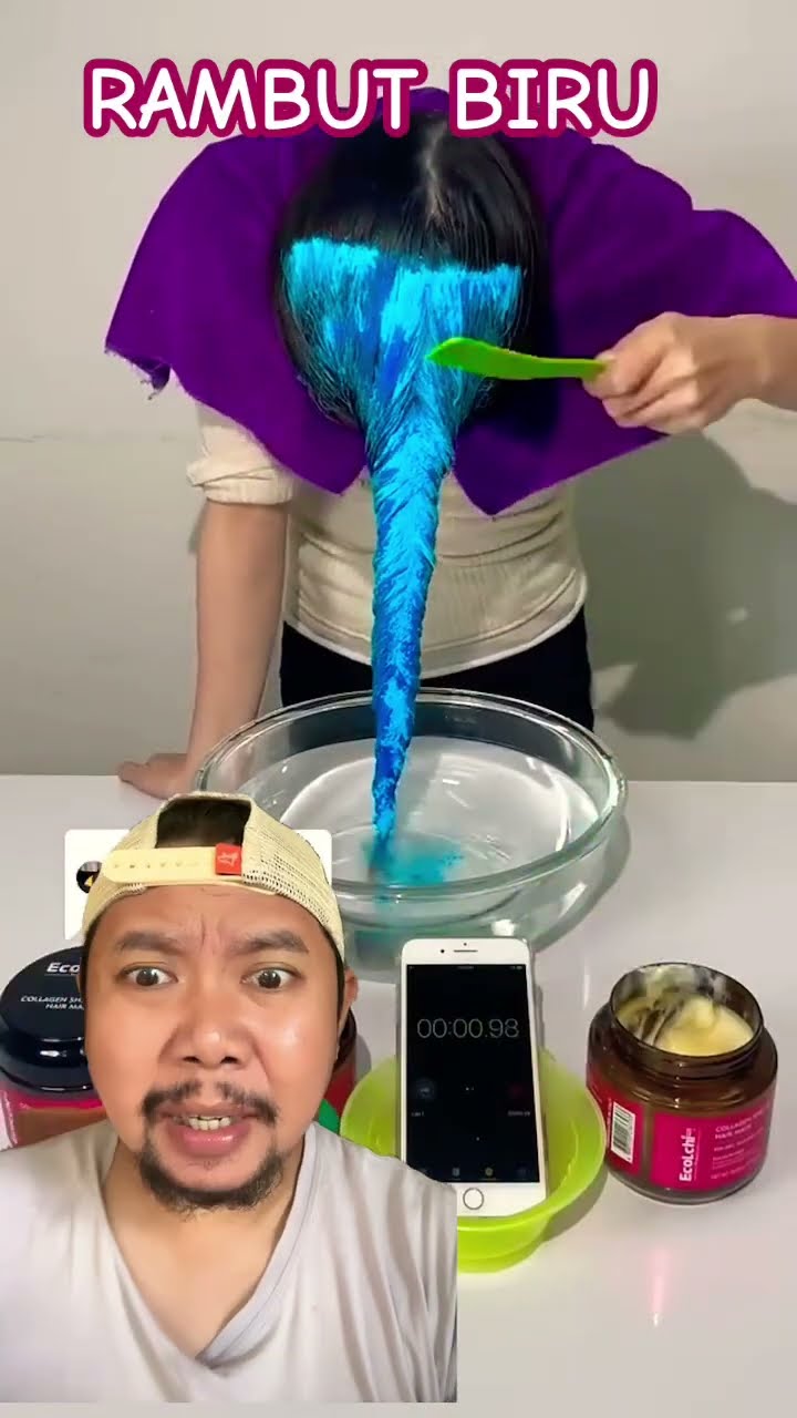 RAMBUT BIRU APA HITAM!!!!???