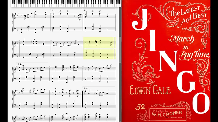 Jingo - Edwin Gale (1902, Ragtime piano)