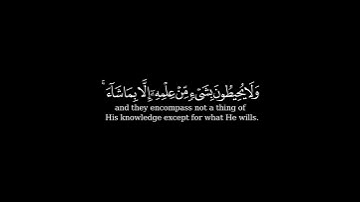 كرومة شاشة سوداء بصوت الشيخ #سعد_الغامدي#سورة_البقرة#آية_الكرسي