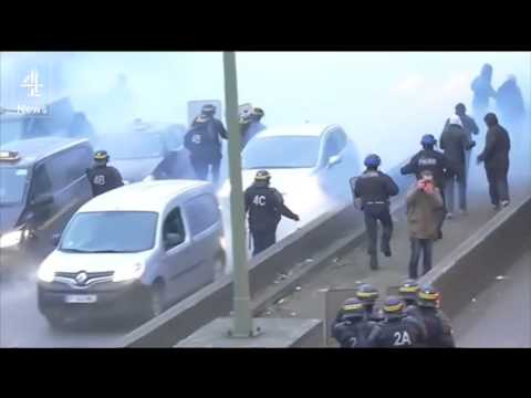 პარიზში ტაქსის მძღოლები გაიფიცნენ