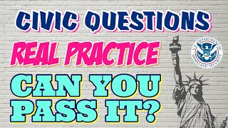 2022 USCIS Official 100 Civics Test Questions &amp; Answers | US Citizenship (One Easy Answer) Random