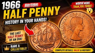 Title: 1966 British Half Penny Coin Value & History 💰 Rare Old UK Coin Explained!