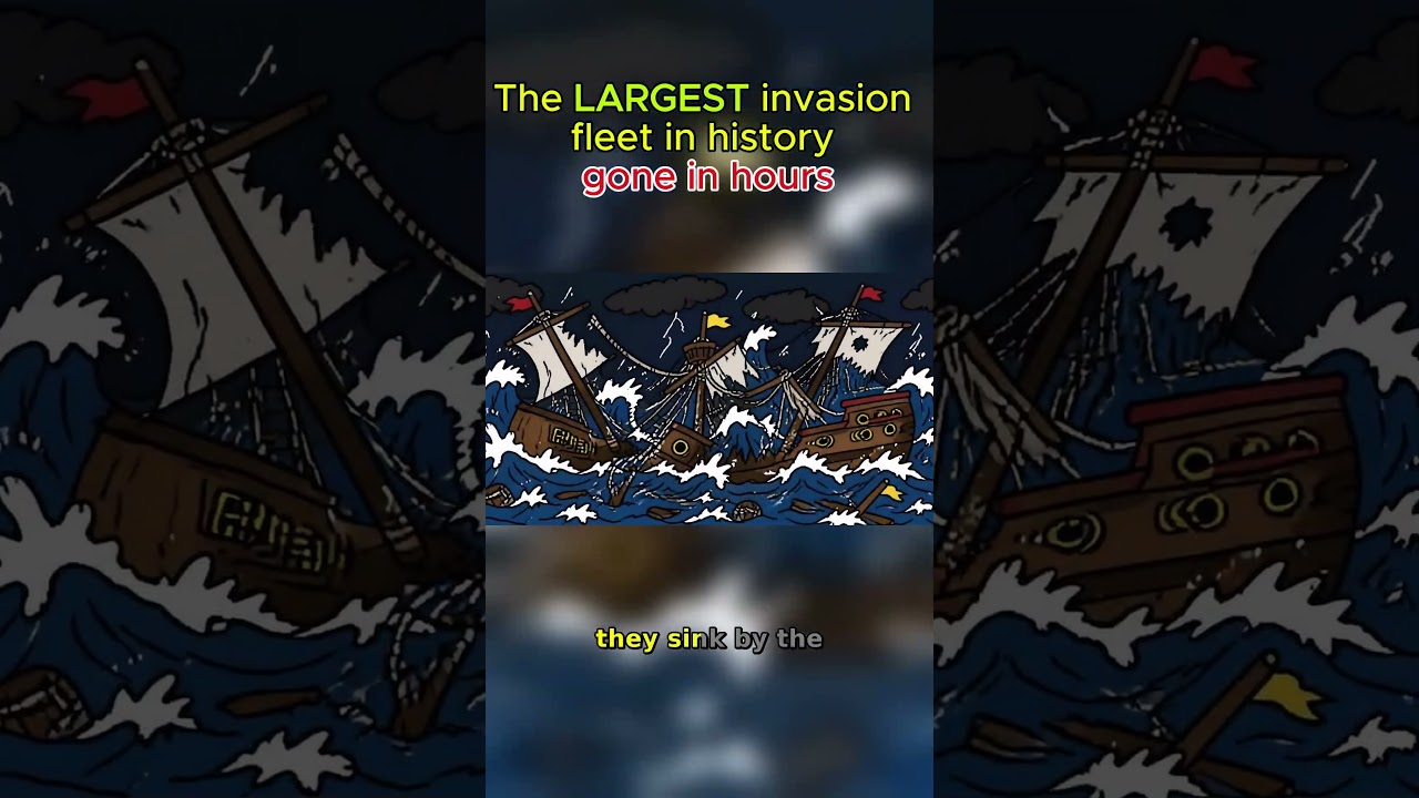 Unbelievable! The largest invasion fleet in history — gone in hours #shorts