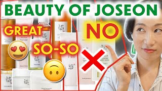 Beauty of Joseon 12 Product Reviews - The Great, The So-so