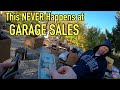 I can't believe THIS happened at GARAGE SALES!