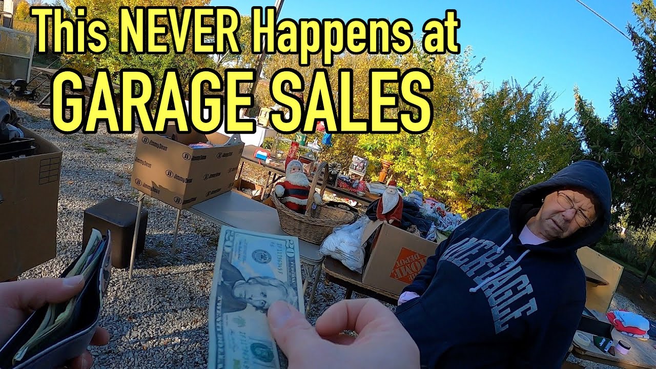 I can't believe THIS happened at GARAGE SALES! YouTube