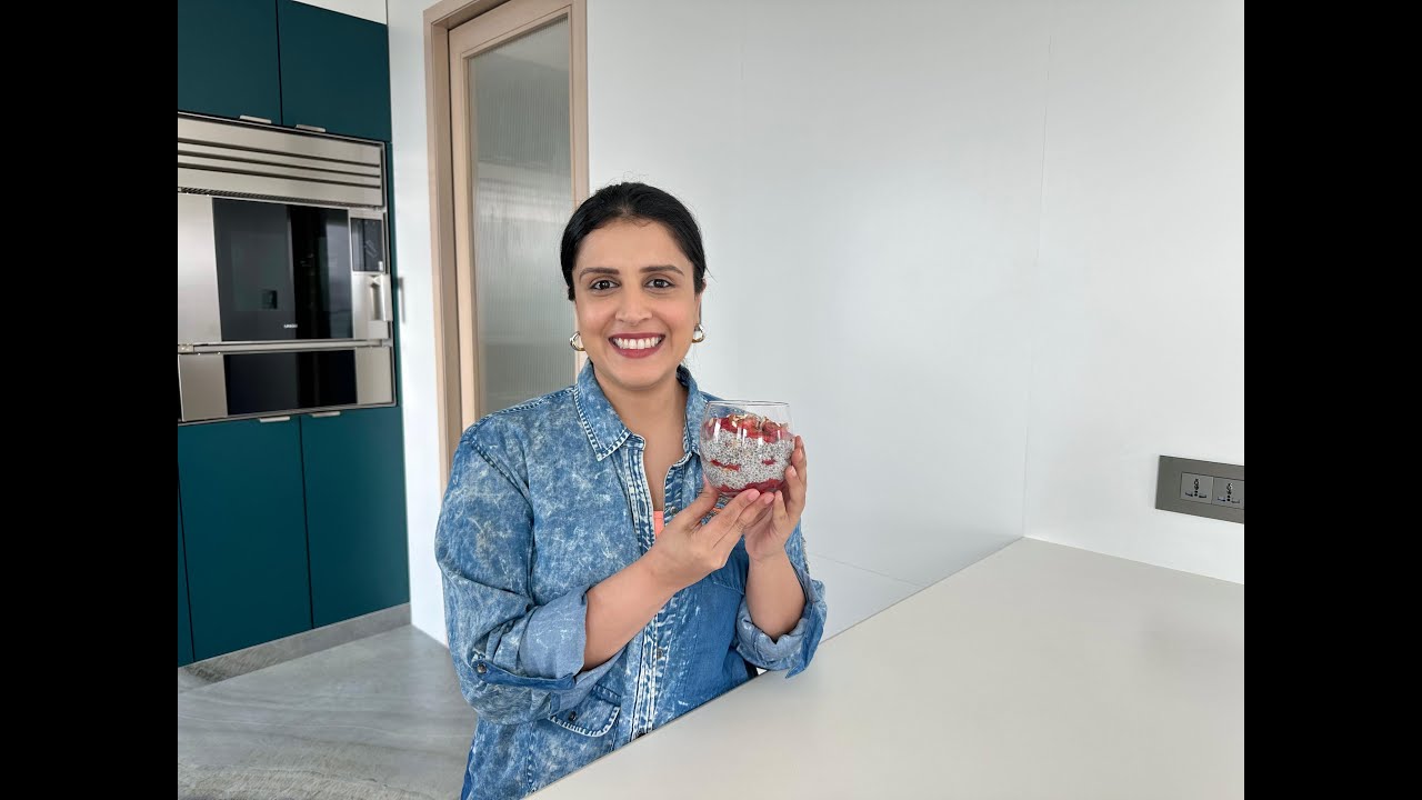Day 4 Strawberry Chia Seed Pudding (HINDI) YouTube