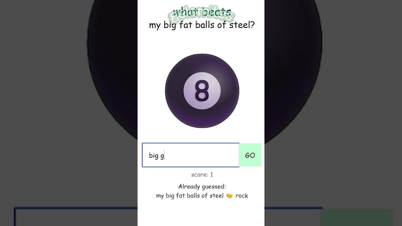 Brodie's Balls of Steel | What beats rock (game) #whatbeatsrock #gaming #funny