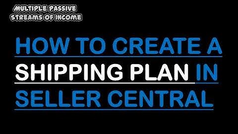 Amazon FBA - How To Create A Shipping Plan In Seller Central Tutorial - Step By Step