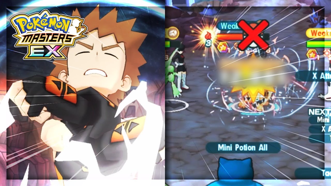 SS Brock and Tyranitar does damage | Pokemon Masters EX