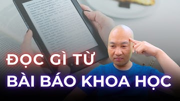 6 điều cần đọc từ một bài báo khoa học | TS.BS.Vũ Duy Kiên