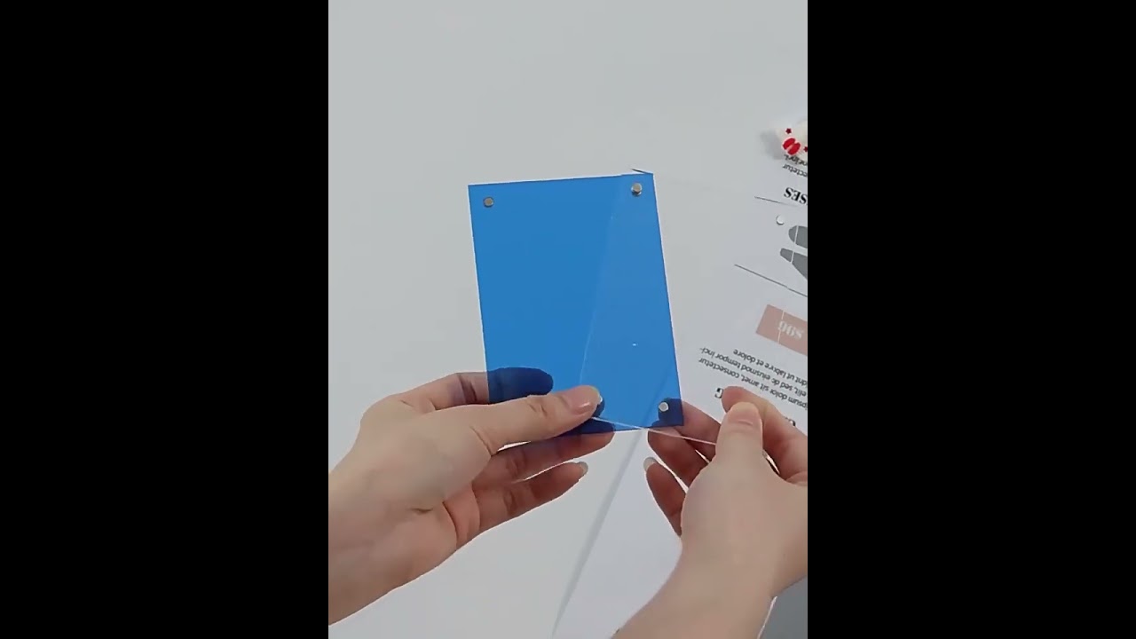 Acrylic Magnetic Picture Frames, Filmed on the Bench – video preview