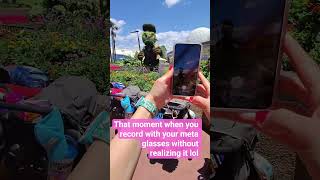 Whoops!Recorded with my Meta glasses and didnt realize it..#Epcot #disney #meta #moment #wdw #donald