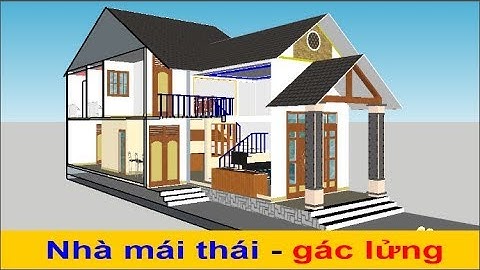 Nhà cấp 4 gác lửng mái thái đẹp nhất -  beautiful house
