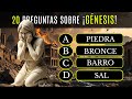 20 Preguntas Difíciles sobre ¡GÉNESIS! Quiz Bíblico Profético