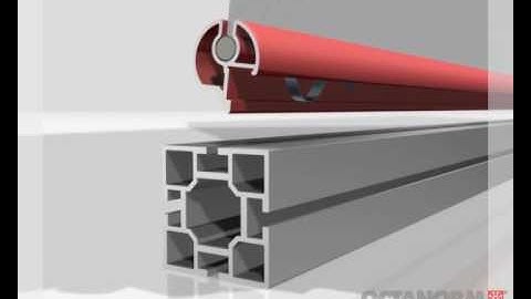 OCTANORM® . OCTAquick . Q 25 suspension extrusion for banner solutions