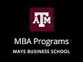 Mays mba programs  fulltime executive and professional