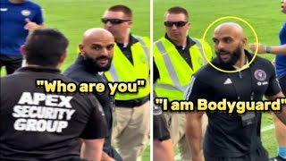 Crazy Messi's Bodyguard Reactions to Los Angeles Security guard!!🗣️🔥 Resimi