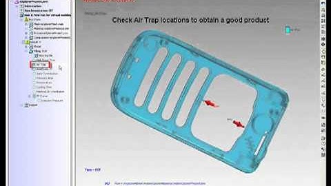 Moldex3D eXplorer for Pro_ENGINEER Demo Animation - 1 - Szczegóły
