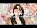 Glow up tips in 1 week 🌺 Change your appearance fast #aesthetic #edit #fypシ゚viral #subscribe